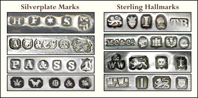 English Silverplate Marks