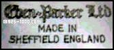 Eben.Parker Ltd, made in Sheffield, England