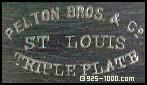 Pelton Bros. & Co., St.Louis, triple plated