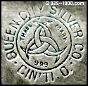 Queen City Silver Co., Cin'ti O, trade mark, 999