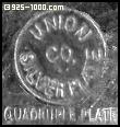 Union Silver Plate Co, quadruple plate