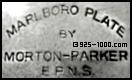 Marlboro Plate by Morton-Parker, EPNS