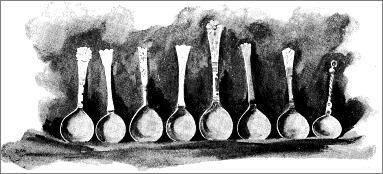 Plate XII. - Norwegian Silver Spoons