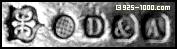 D&A, globe, fleur de lis