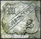 MS, silver on copper, shield